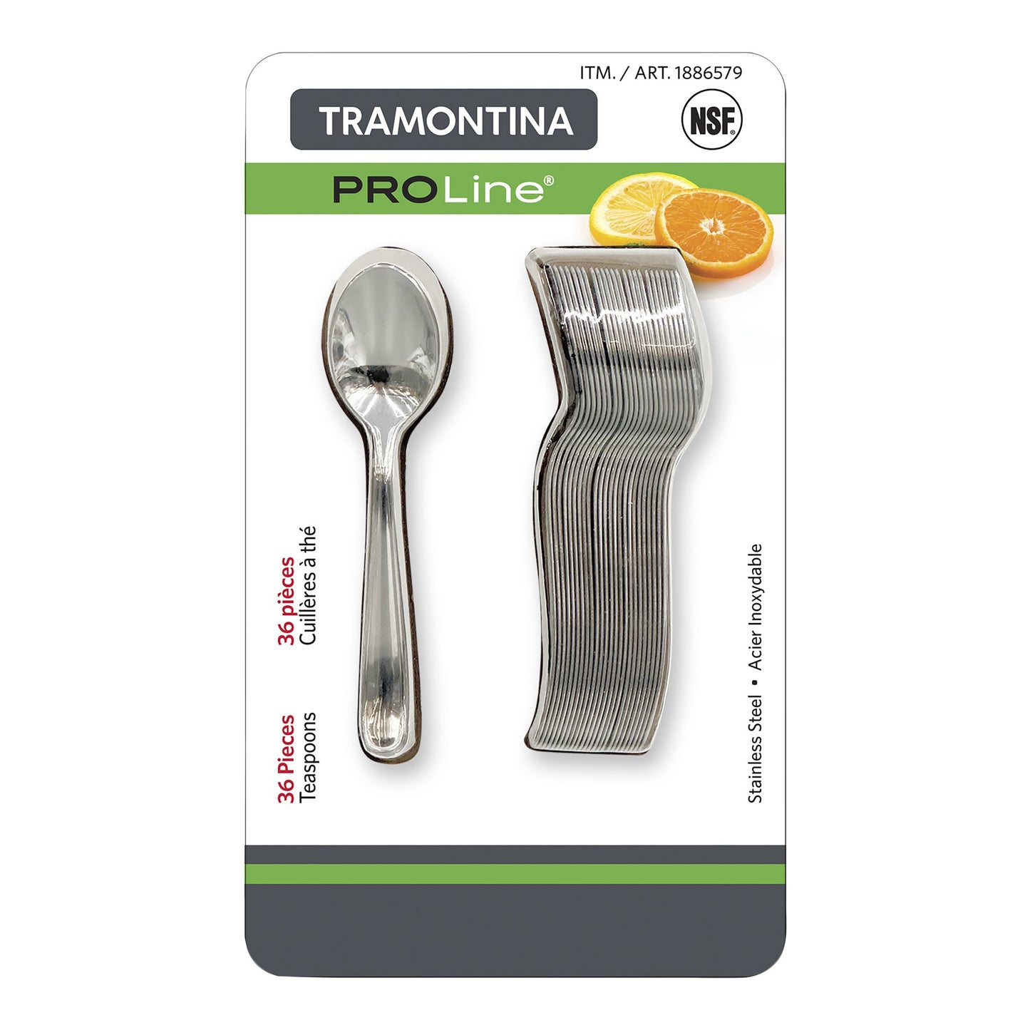 Tramontina ProLine Teaspoons, Pack of 36 - image 1