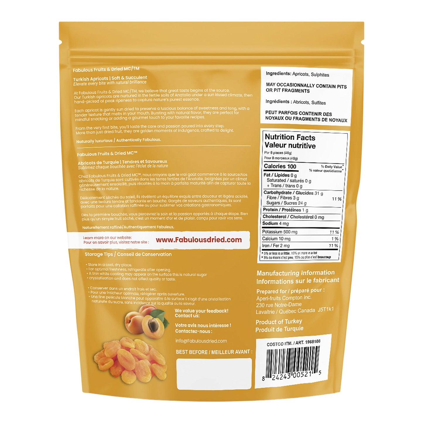 Fabulous Dried Apricots 1kg - image 3