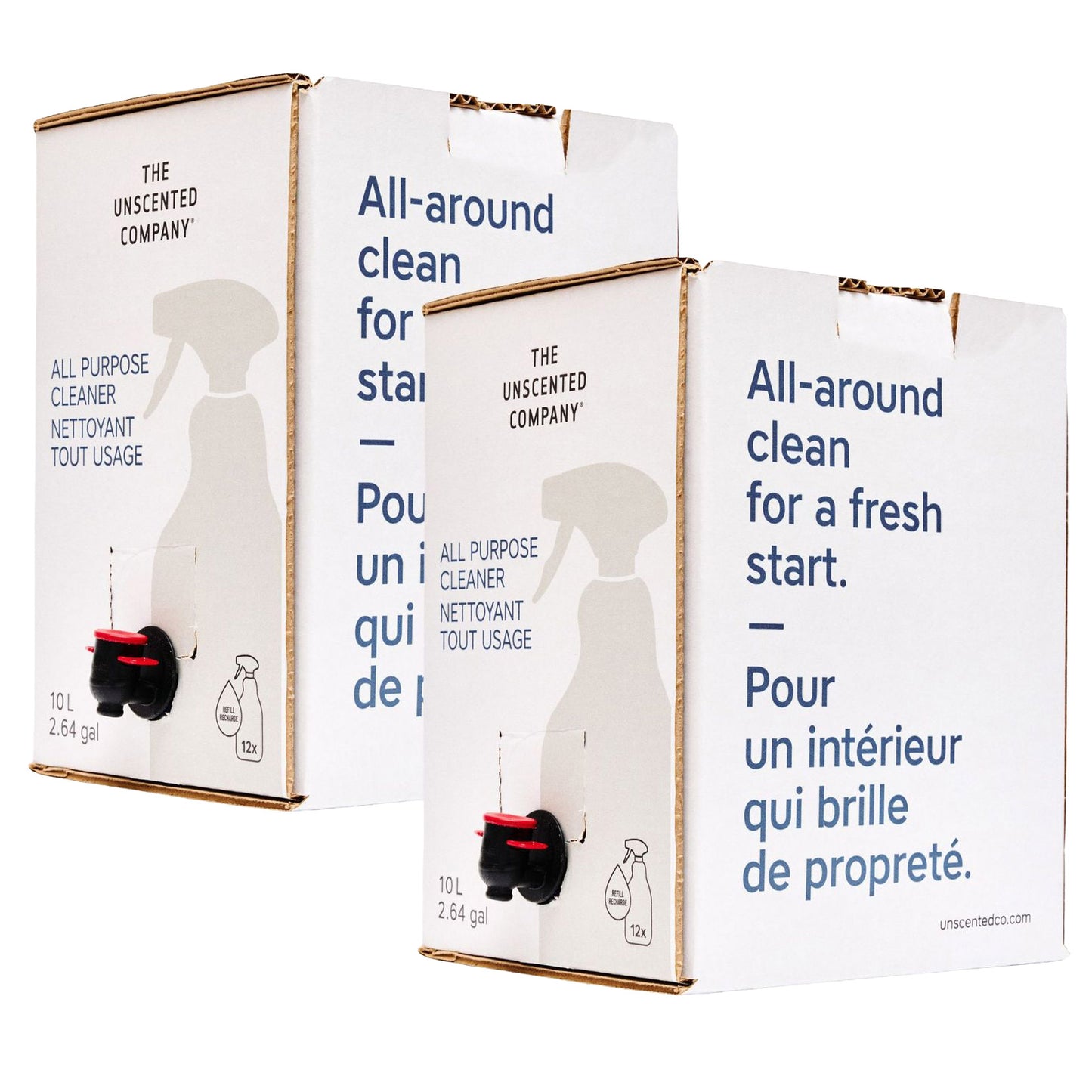 The Unscented Company All Purpose Cleaner Refill Box, 2 x 10L, 2.64 gal. - image 1