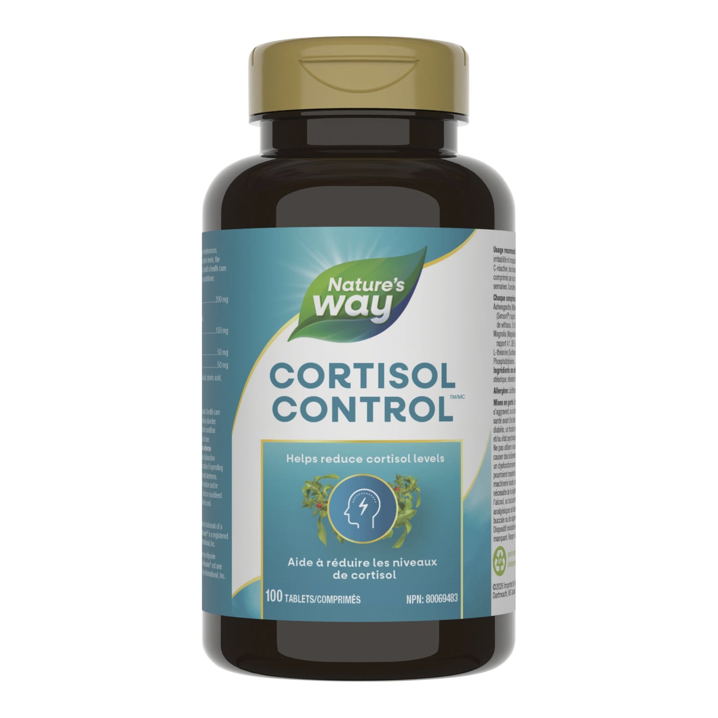 Nature's Way - Cortisol Control, 100 Tablets - image 2