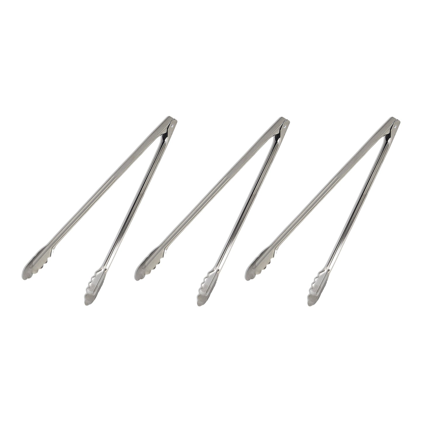 Browne 12 in. Spring Tongs Pack of 3 - image 1