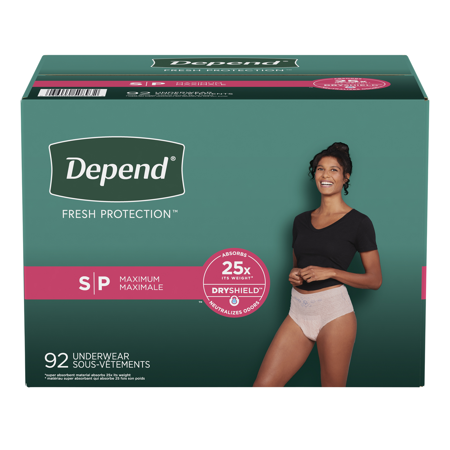 Depend Women's Maximum Absorbency Underwear, Small - image 2