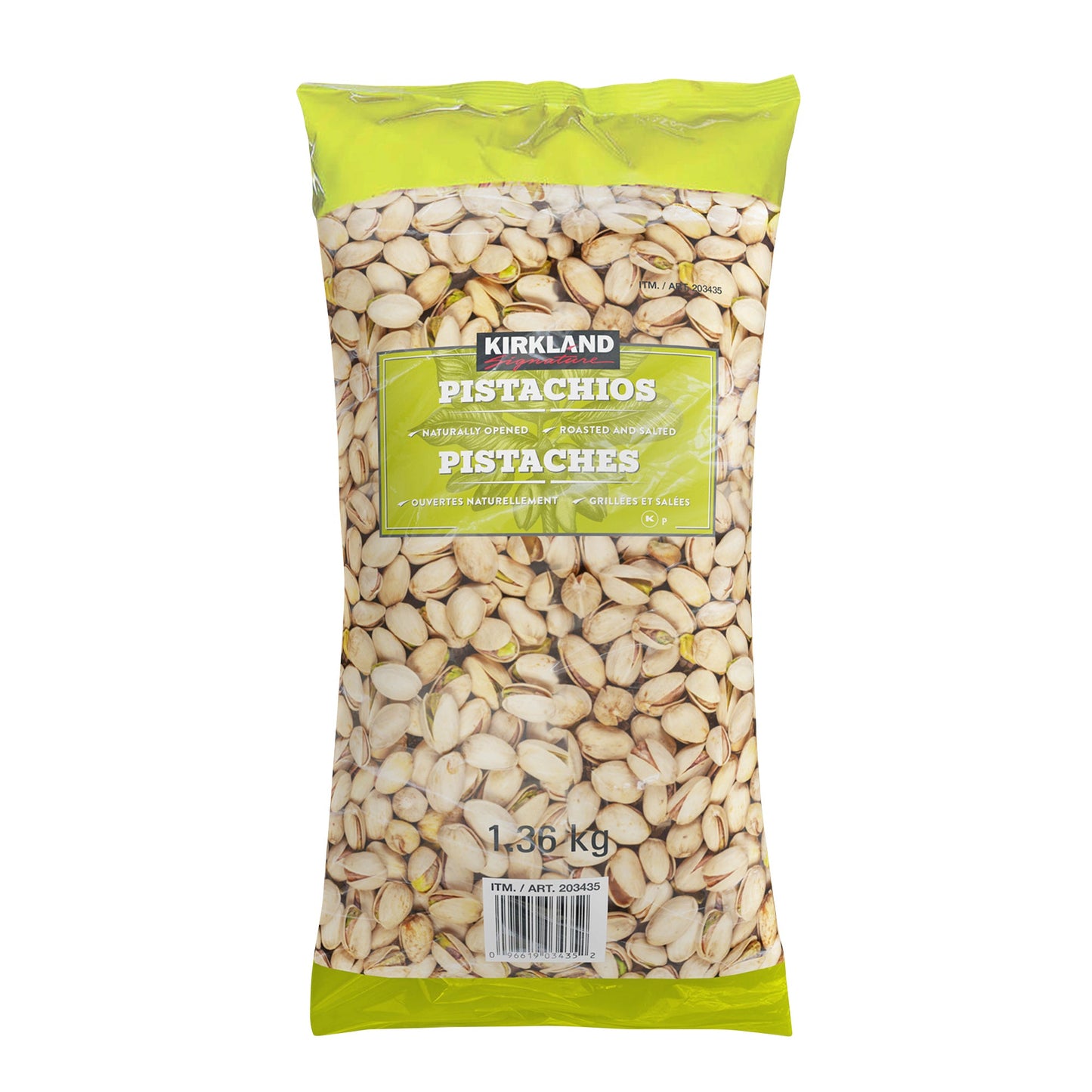 Kirkland Signature Pistachios, 1.36 kg — product image