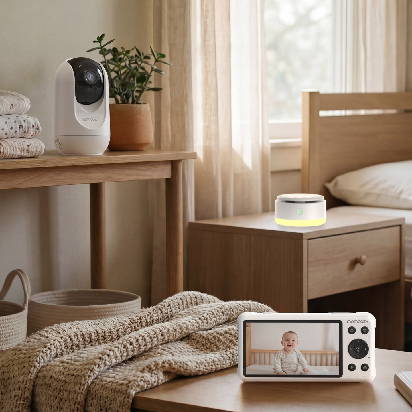 Momcozy Baby Monitor + White Noise Machine - image 6
