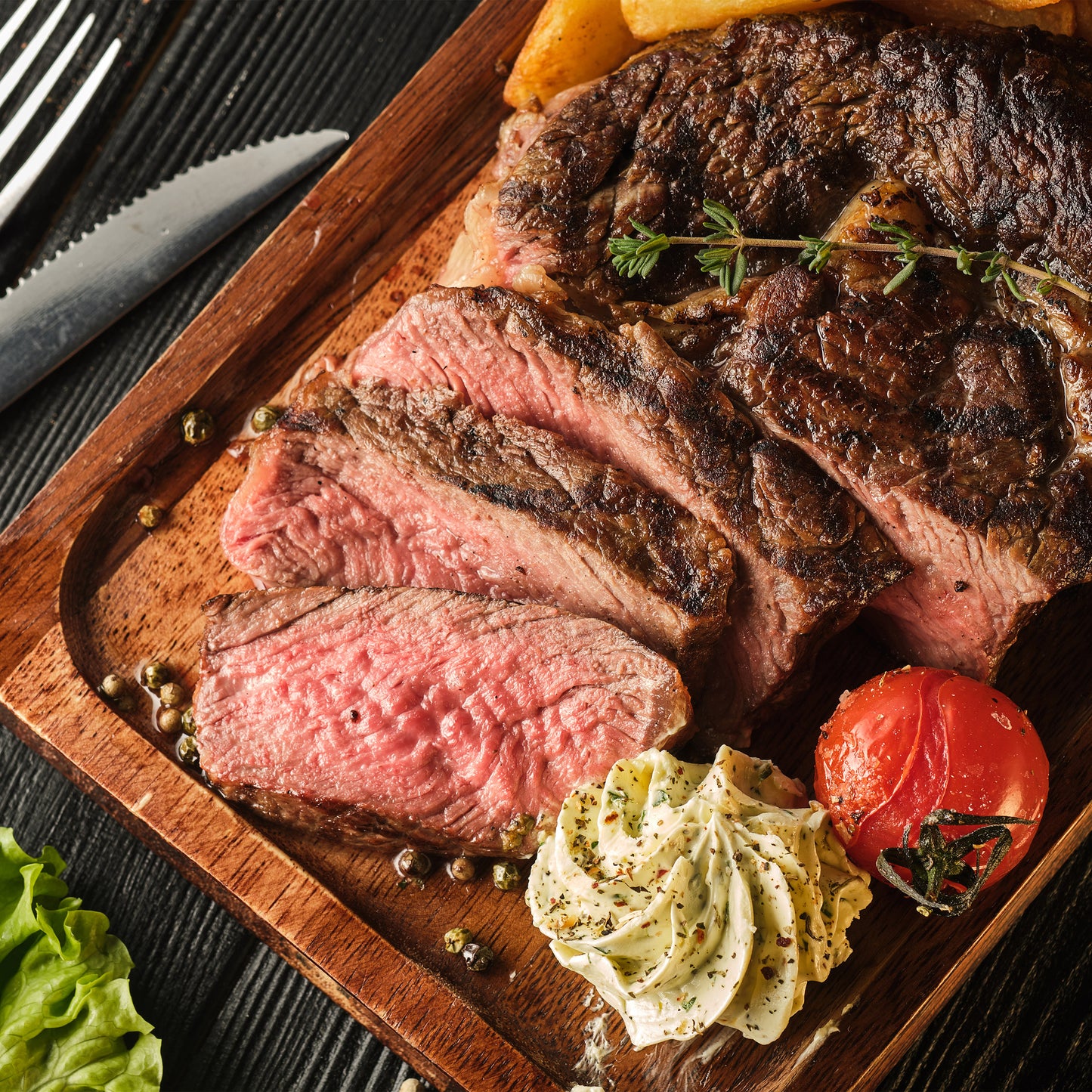 Butchers Hook AAA Ribeye Steaks, 20 oz - image 1