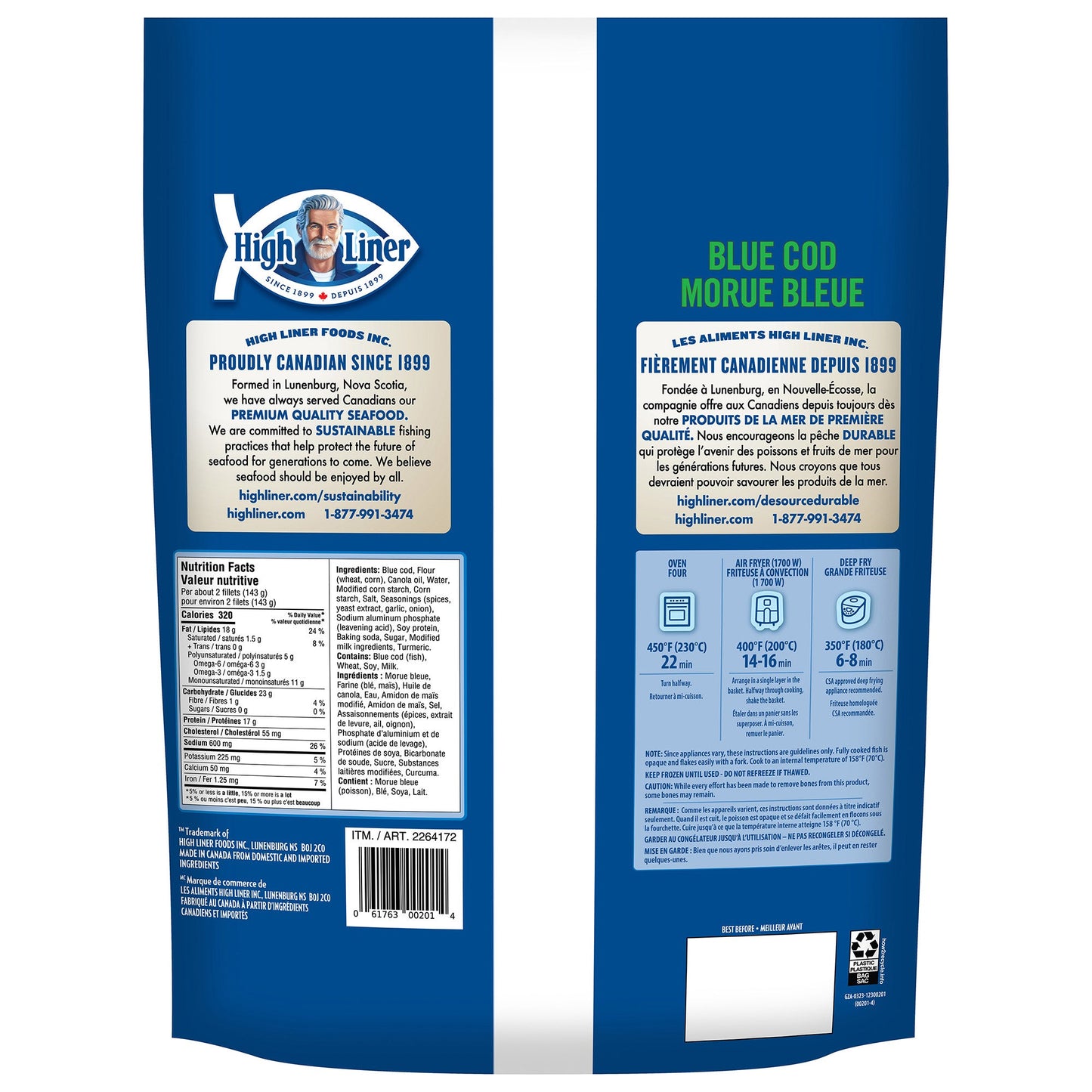 High Liner English Style Code Filets, 2kg - image 2