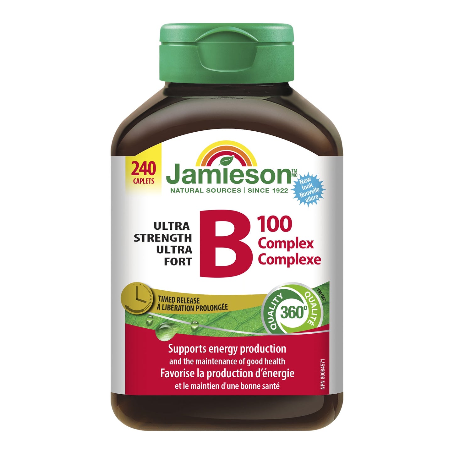 Jamieson Ultra Strength B100 Complex Caplets, 240-count - image 1