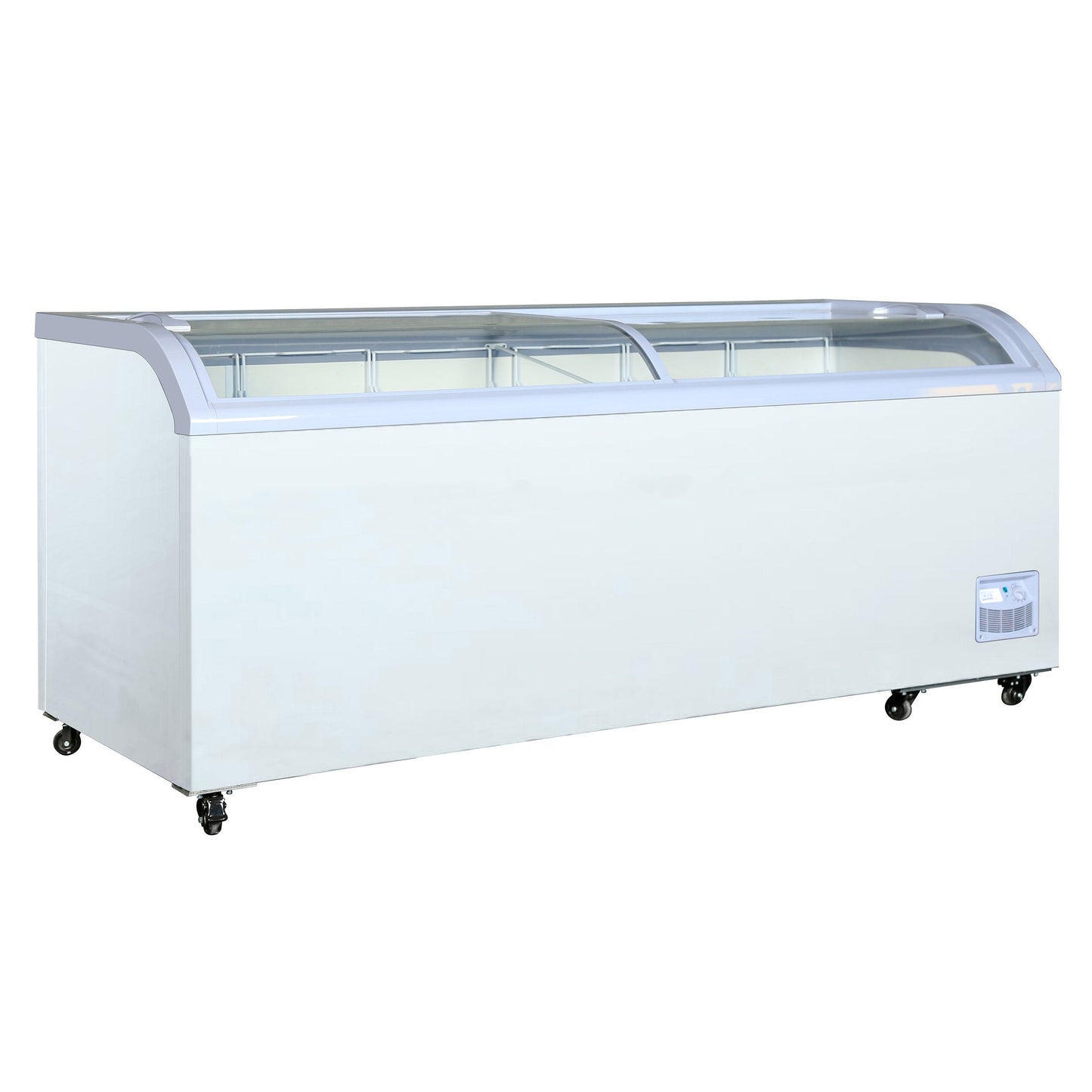 Hisense 78.7 in. 24.7 cu ft. Commercial Convertible Freezer or Refrigerator with Sliding Glass Doors - image 1