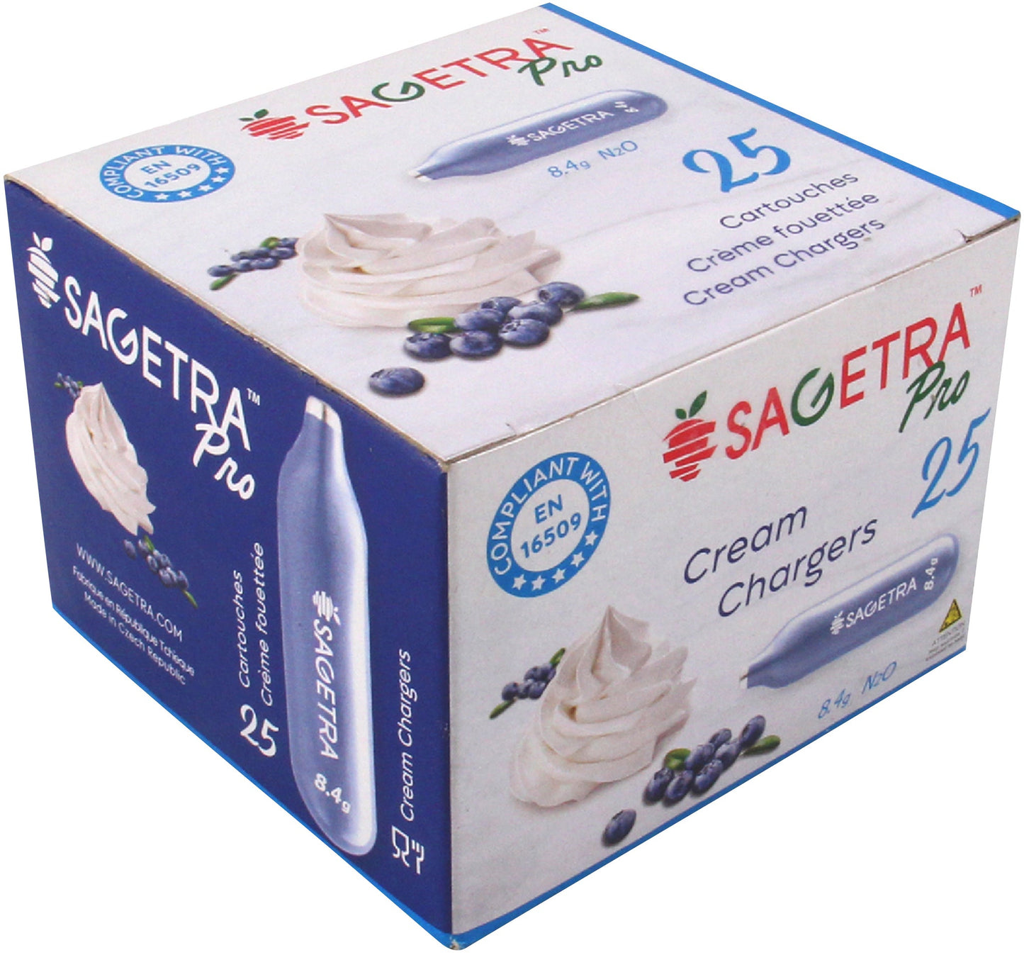 Sagetra N2O Chargers, Pack of 25 - image 1