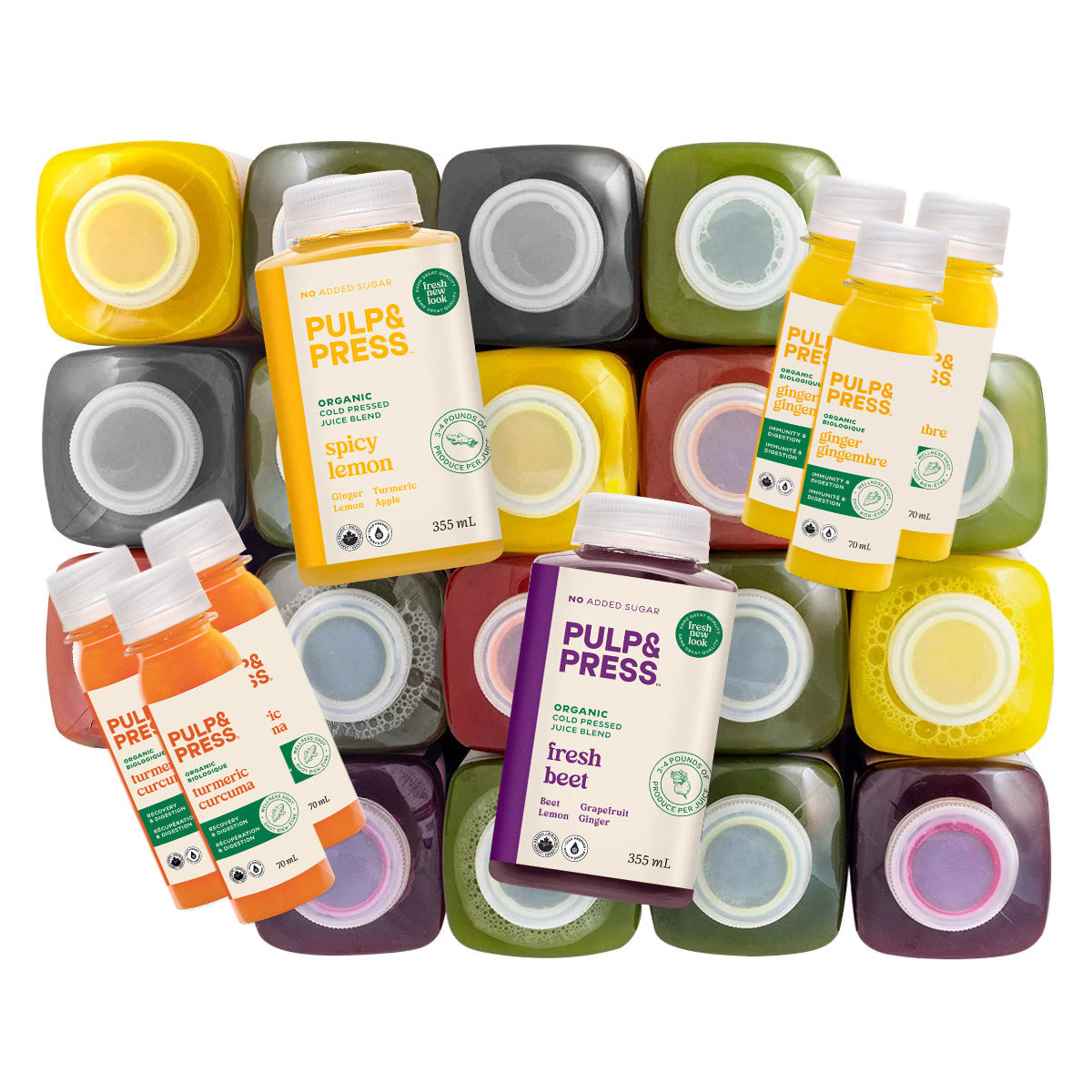 Pulp & Press 3-day Premium Organic Cold-Pressed Juice Cleanse, 21 bottles - image 4