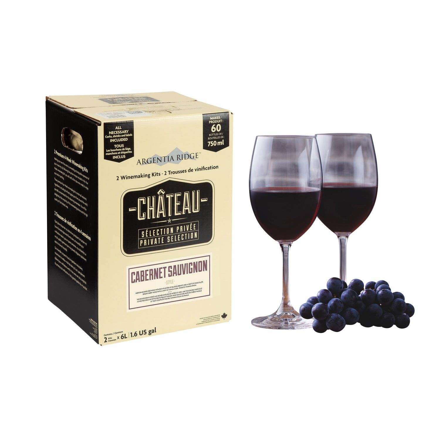 Argentia Ridge Chàteau Private Selection Cabernet Sauvignon Wine Kit - image 2