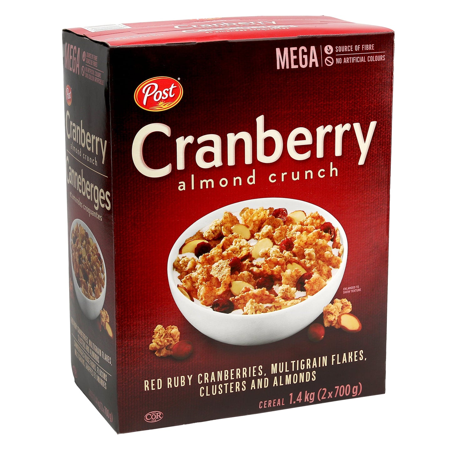 Post Cranberry Almond Crunch Cereal, 1.4 kg - image 2