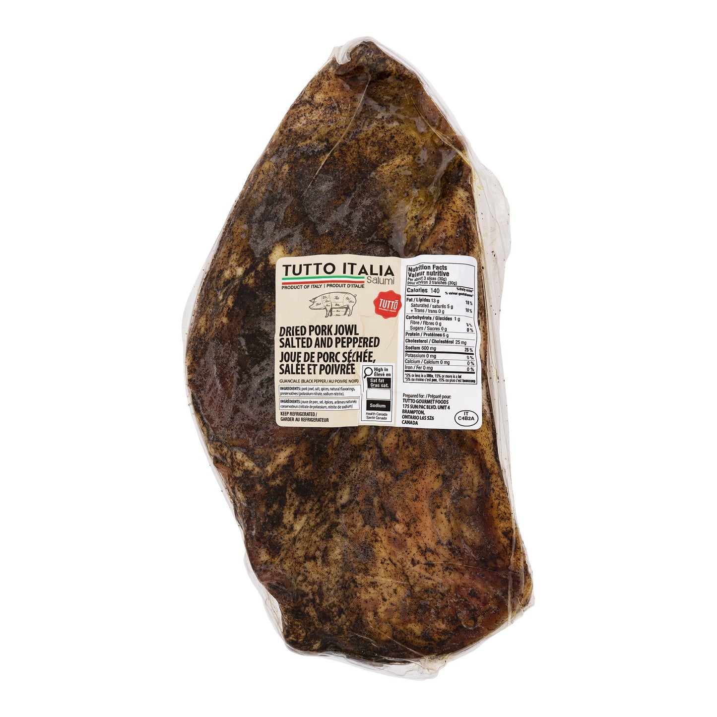 Tutto Guanciale Al Pepe, 1.5 kg avg catch weight* - image 3
