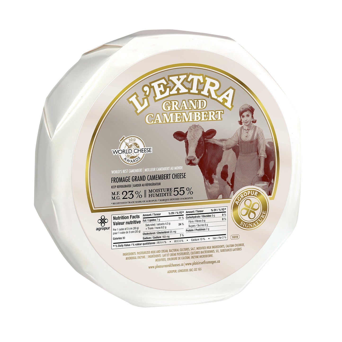L'Extra Grand Camembert, 1 kg average weight* - image 1