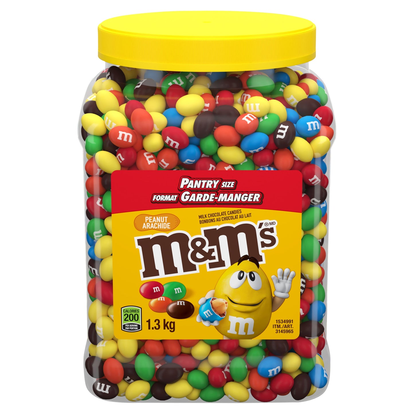 M&M's Peanut Chocolate Candy, 1.3 kg — product image
