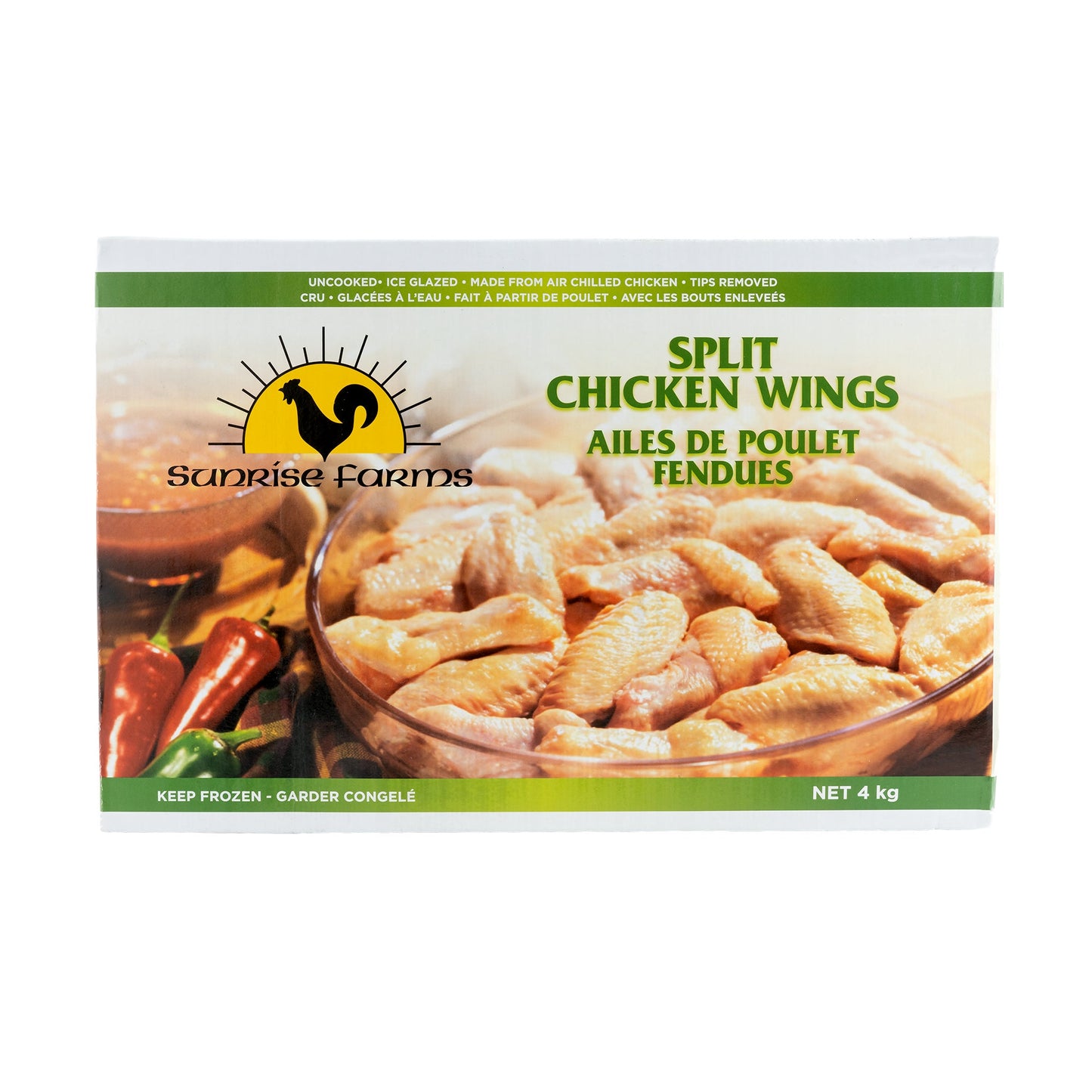 Sunrise Farms Frozen Split Chicken Wings, 4 kg - image 2
