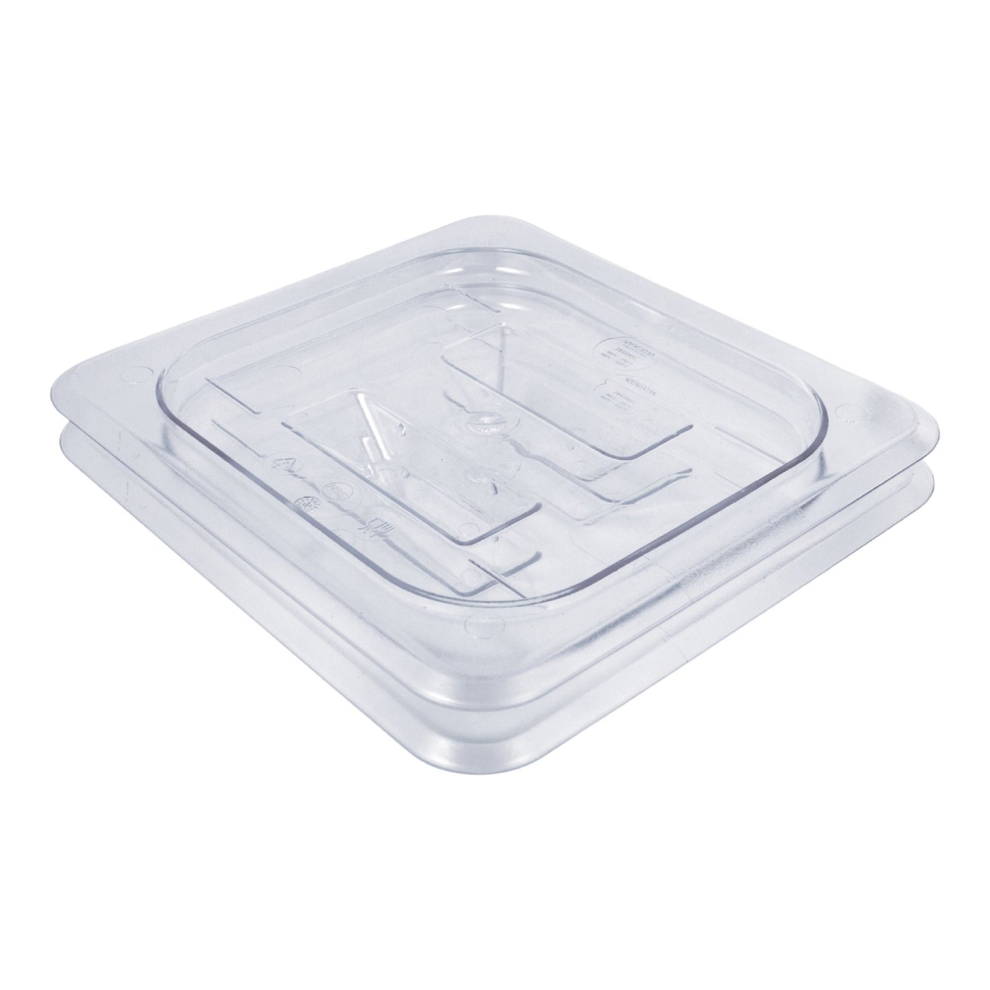 Sagetra 1/6 Size x 10.16 cm (4 in) Deep Polycarbonate Food Pan, 2 pack - image 3