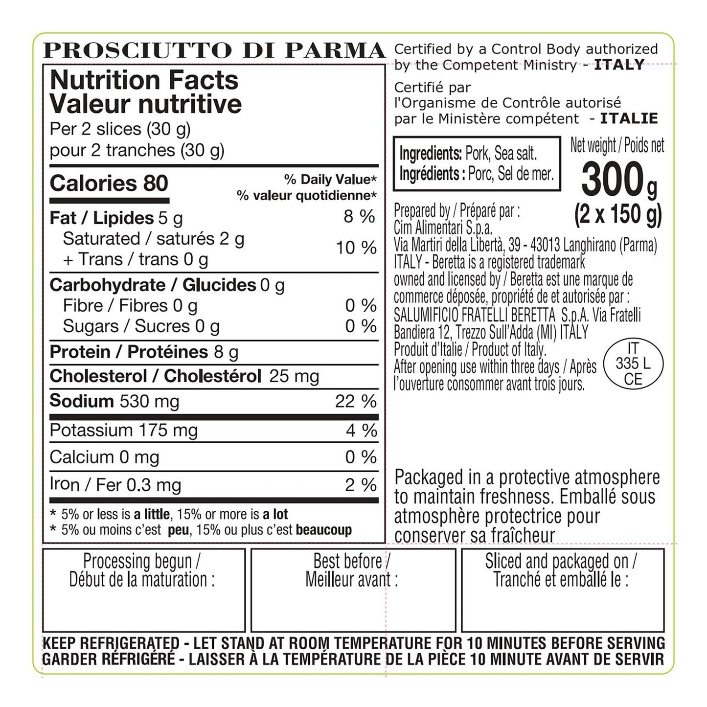 Sliced Prosciutto 2 x 150 g - image 3
