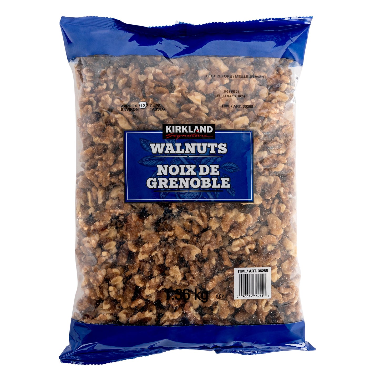 Kirkland Signature Shelled Walnuts, 1.36 Kg — product image
