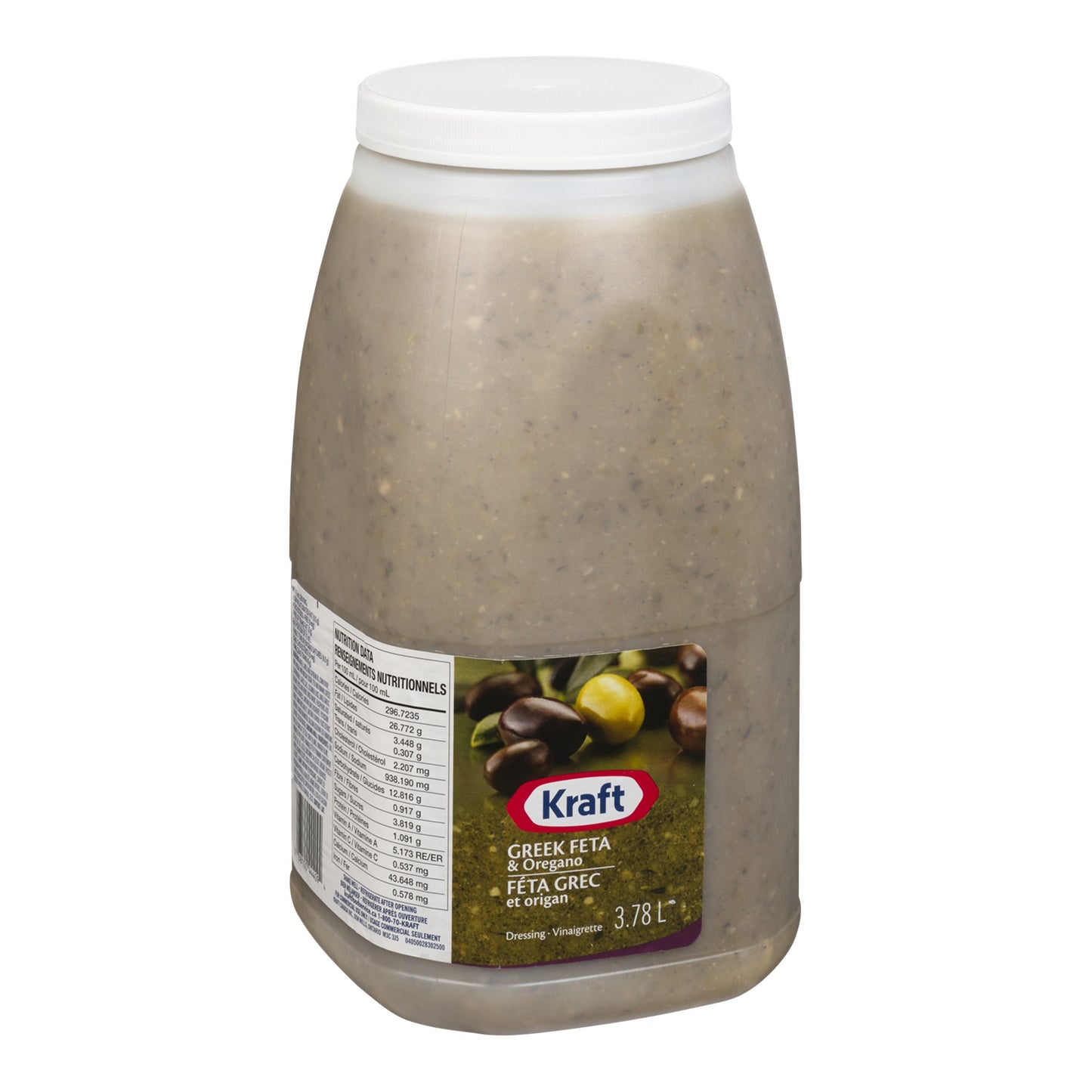Kraft Greek Feta & Oregano Dressing, 3.78 L - image 1