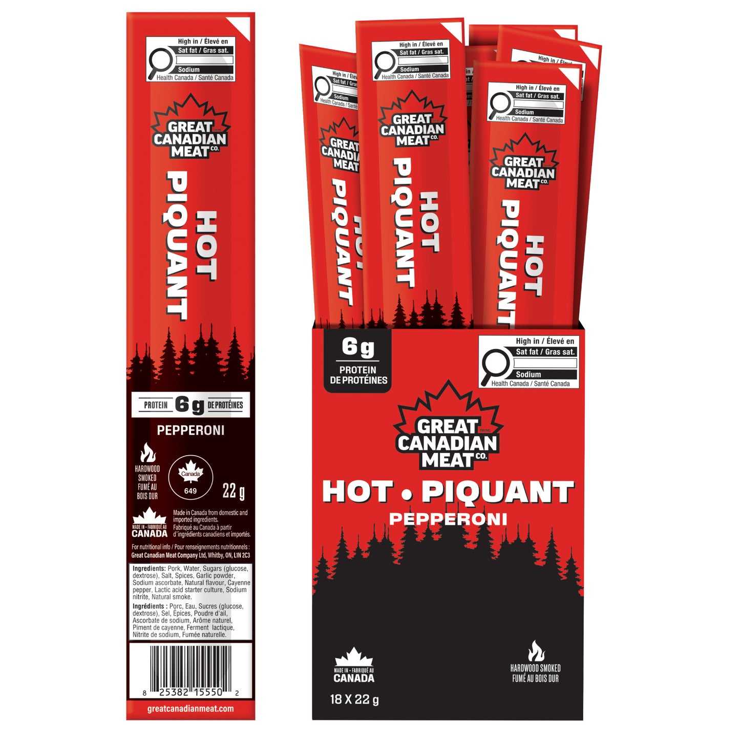 Great Canadian Meat Pepperoni Sticks, 72 × 22 g - image 4