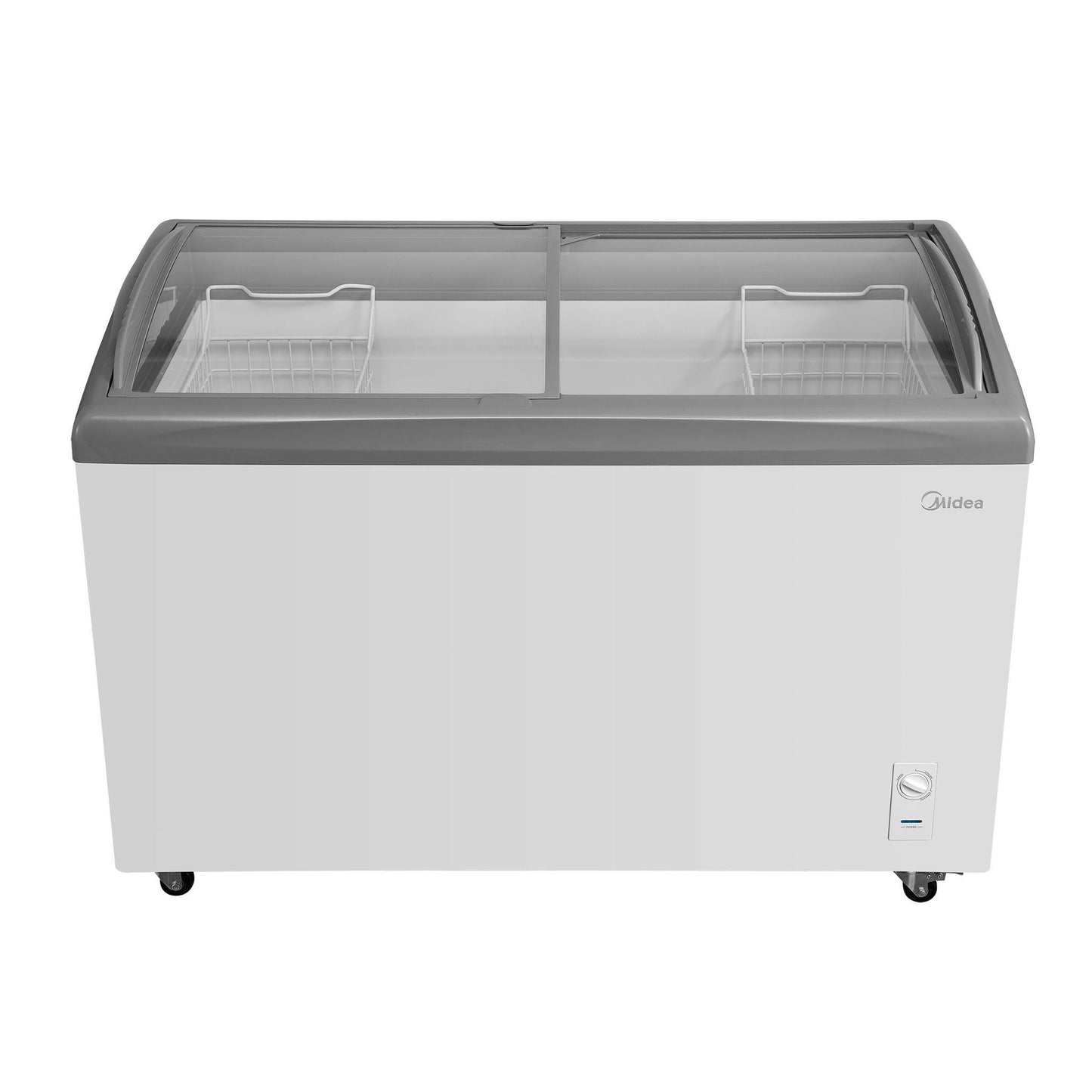 Midea 9.0 cu ft. White Commercial Ice Cream Convertible Freezer or Refrigerator with Removable Storage Basket - image 1