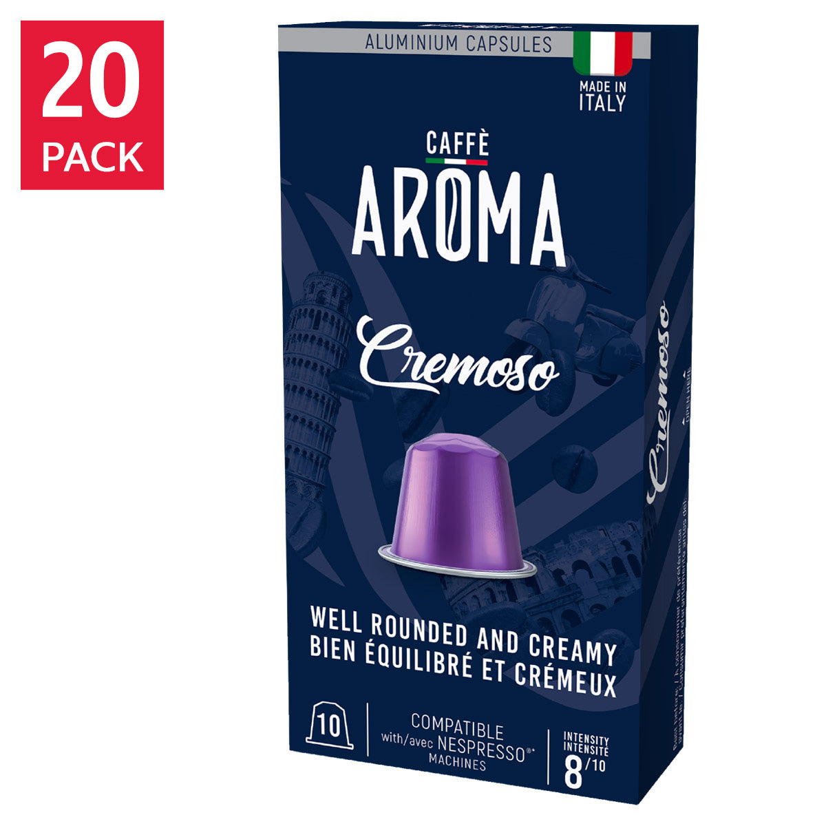 Caffé Aroma - Cremoso Nespresso Pods, 200-count - image 1
