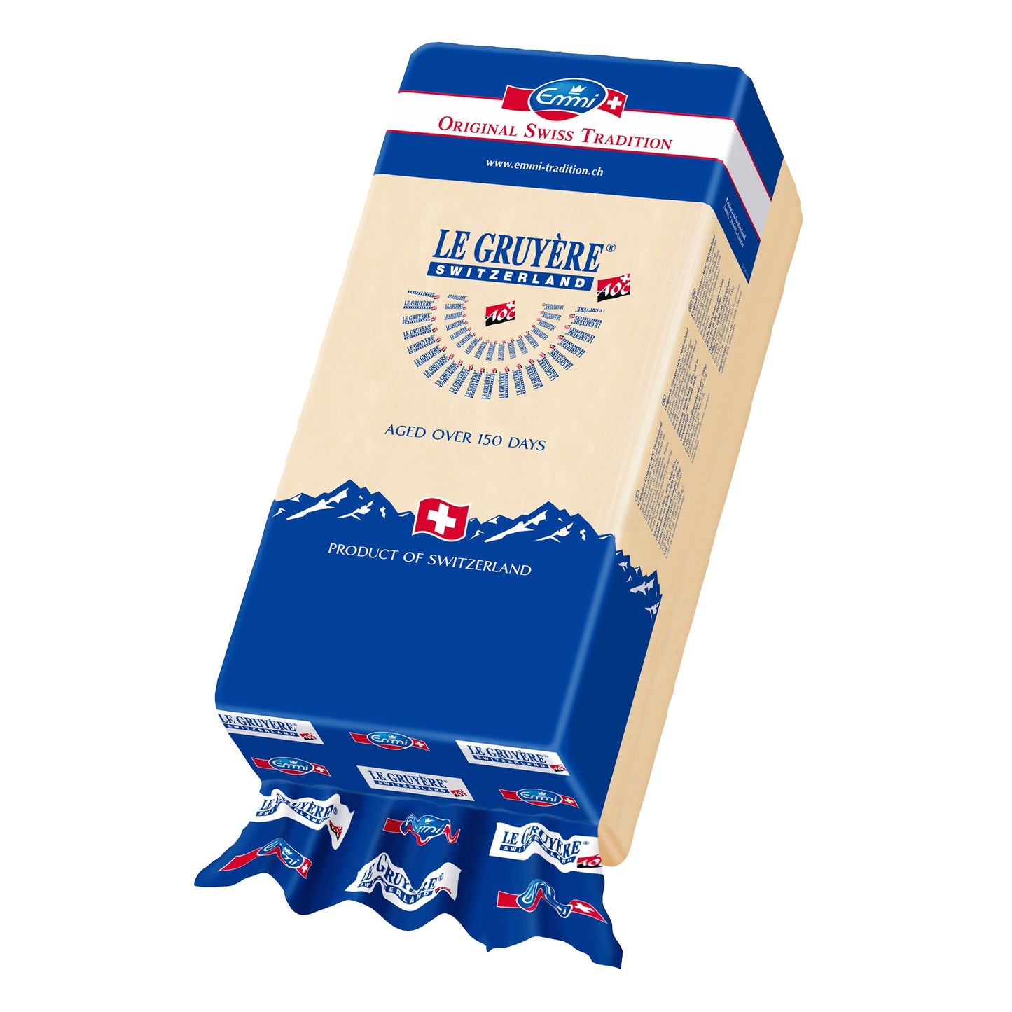 Emmi Le Gruyère AOP Mild King Cut Cheese, 2.6 kg average weight* - image 1