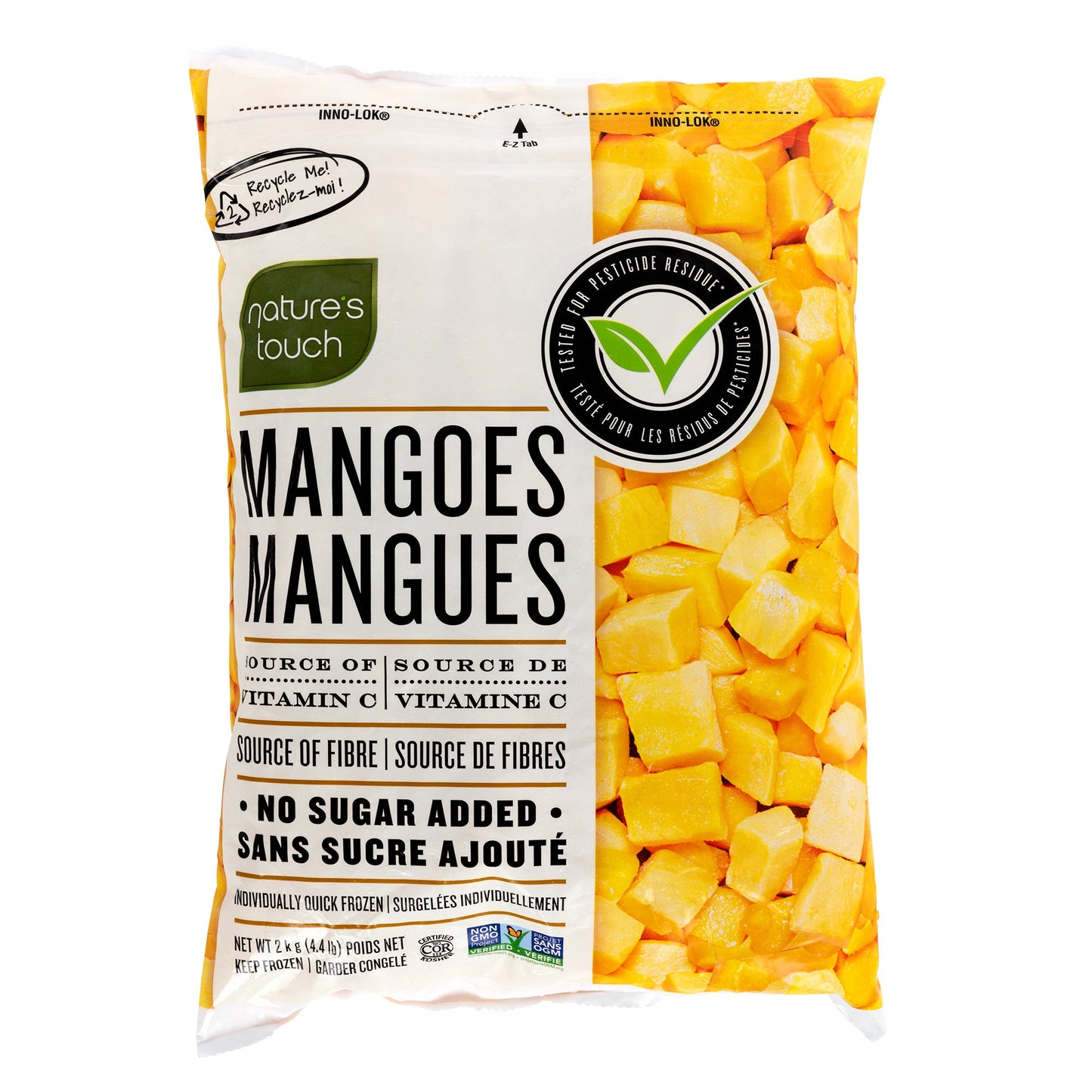 Nature's Touch Frozen Mangoes, 2 kg - image 1