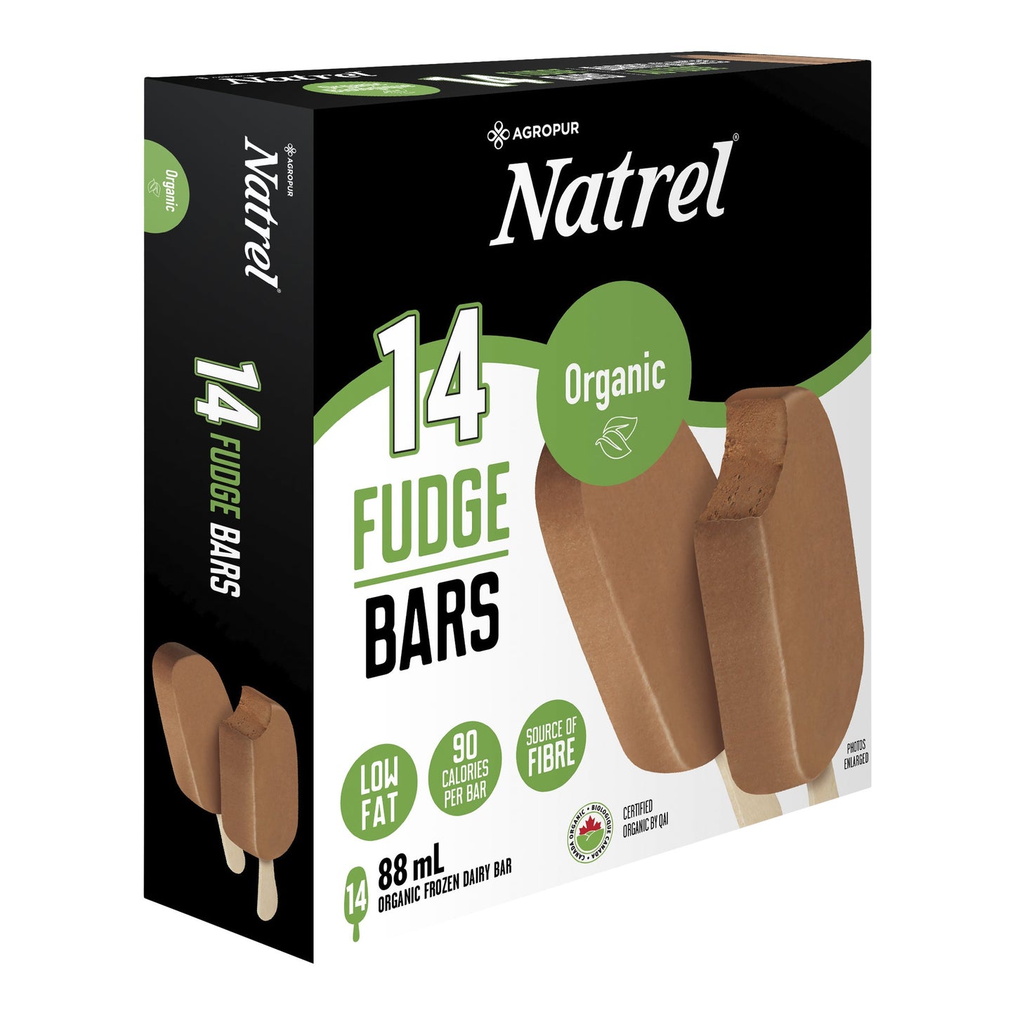 Natrel Organic Fudge Bar, 14 × 88 mL - image 3