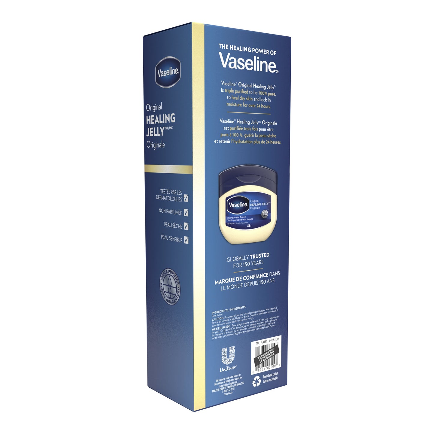 Vaseline Original Healing Jelly, 3 x 375 g - image 2
