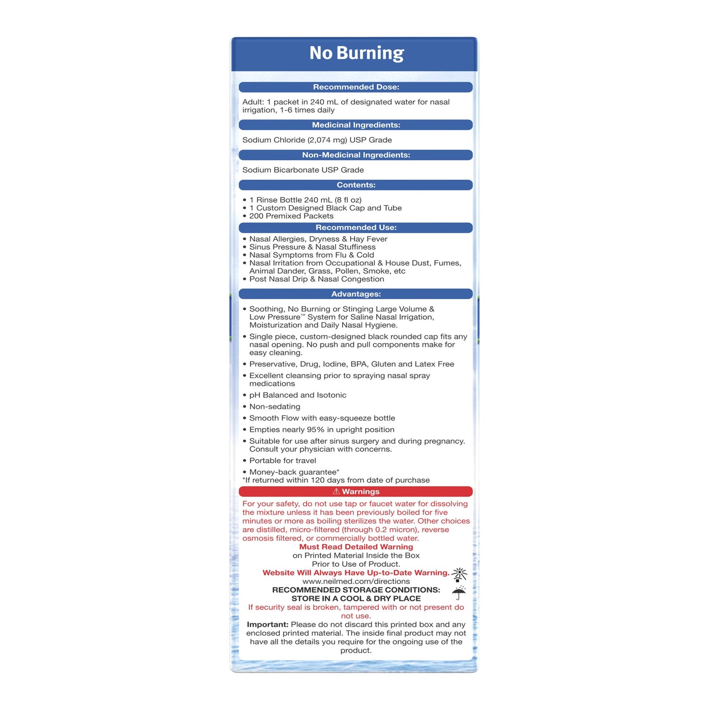 NeilMed Sinus Rinse Kit - 200 Packets - image 2