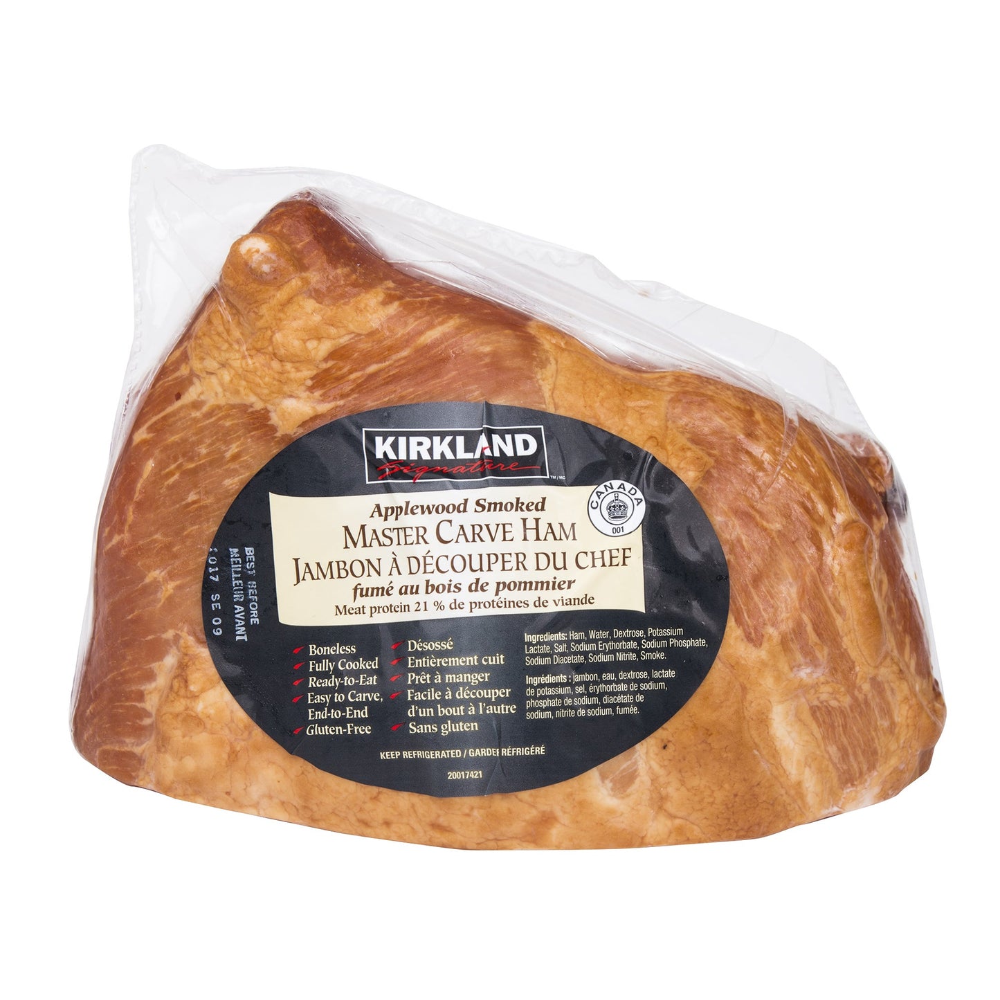 Kirkland Signature Master Carve Ham, 1.8 kg average weight * - image 1