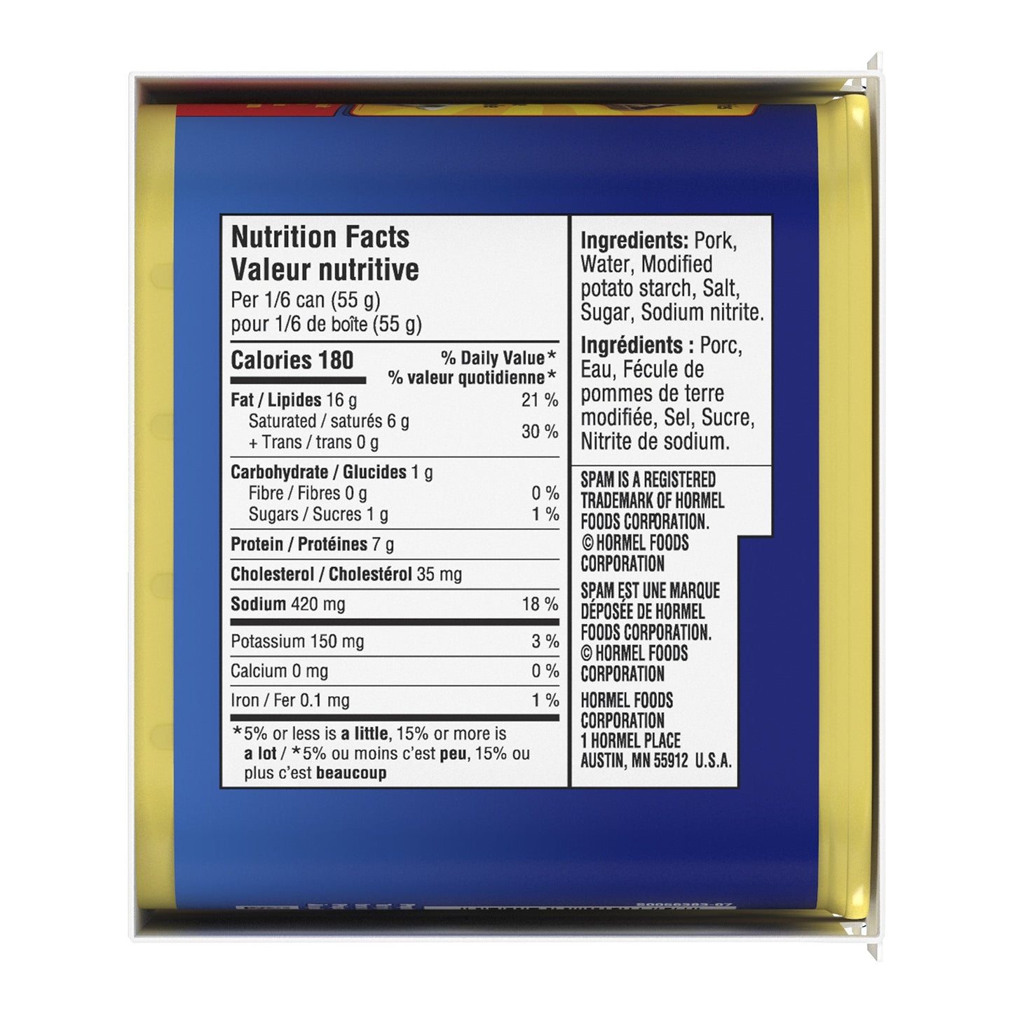 SPAM Luncheon Meat 25% Less Sodium 4 x 340 g - image 2