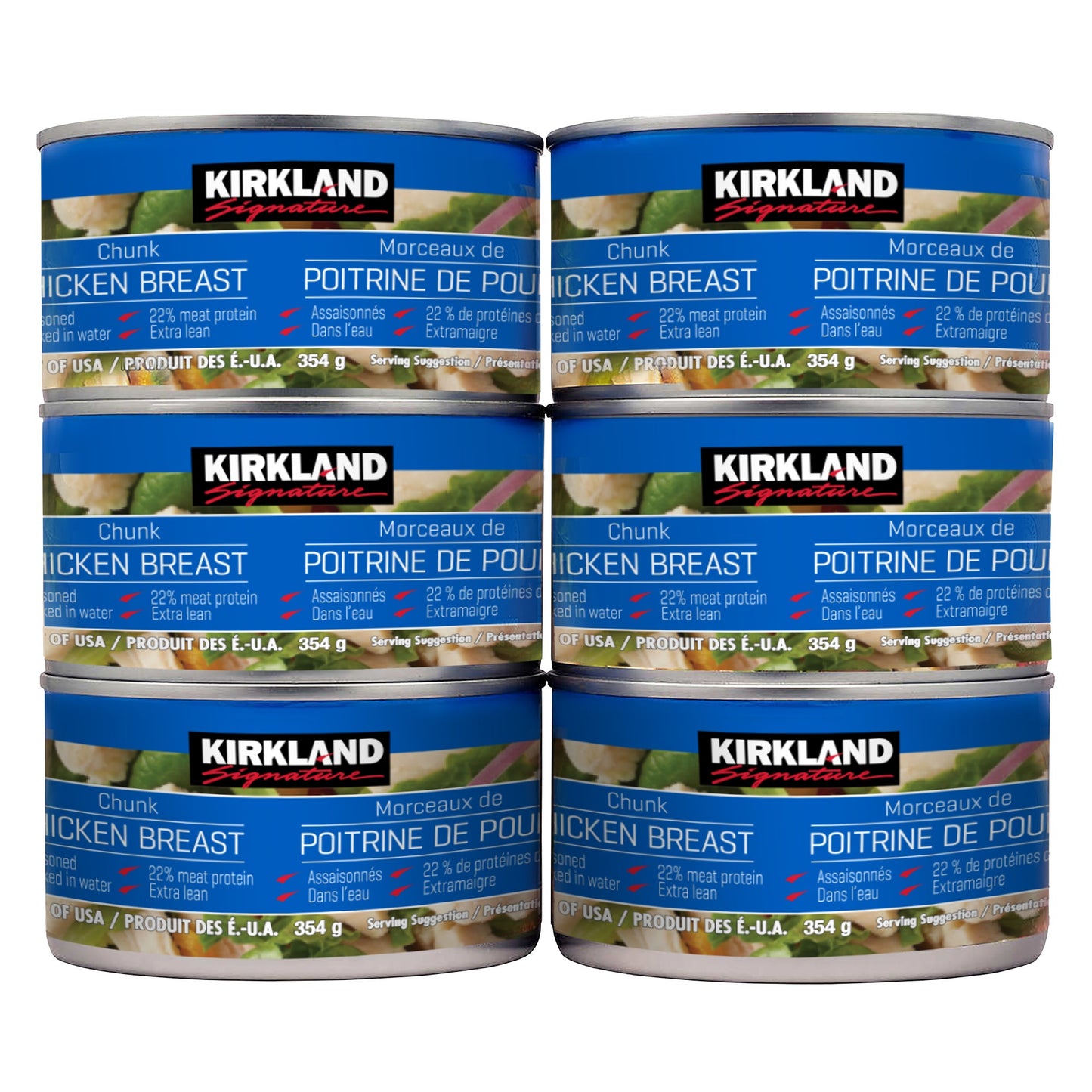 Kirkland Signature Canned Chicken Breast, 6 × 354 g - image 3