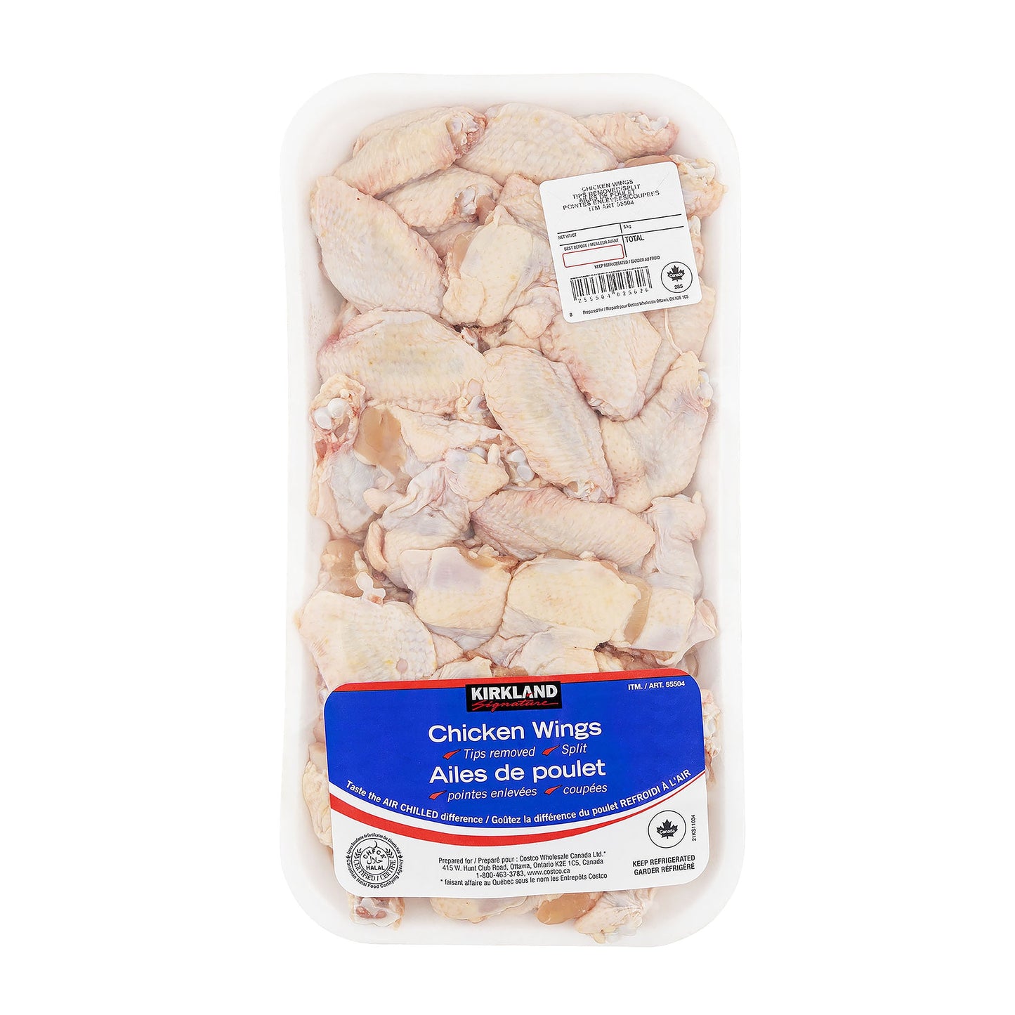 Kirkland Signature Chicken Wings, 2 kg average weight* - image 1