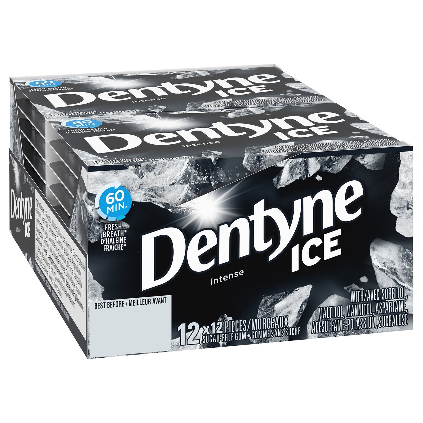 DENTYNE ICE INTENSE 12CT C18 L342 — product image