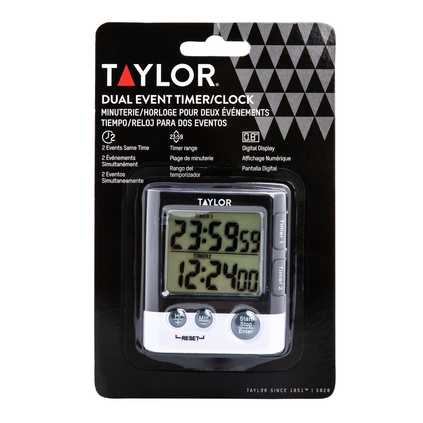 Taylor Dual-Event Timer and Clock - image 1