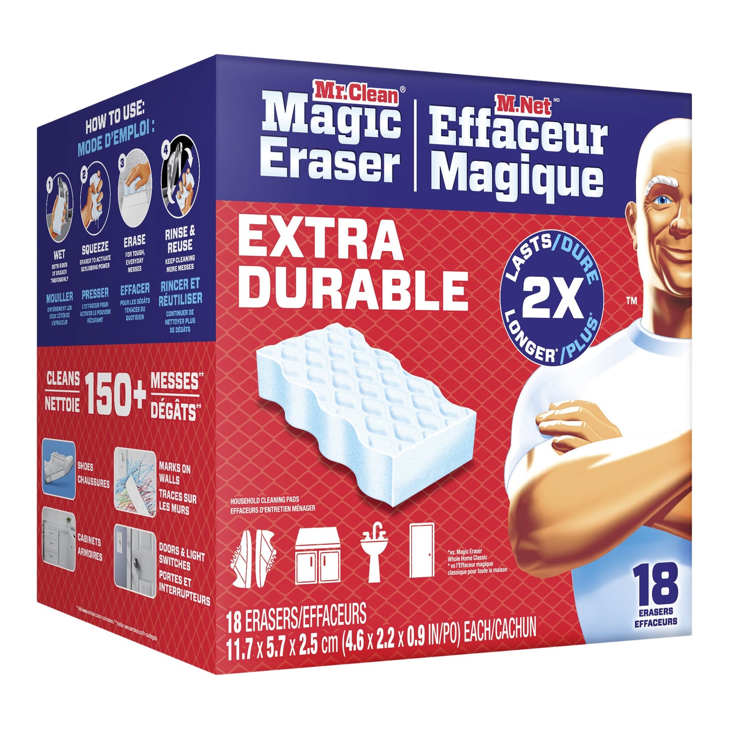 Mr. Clean Magic Eraser Extra Durable, 18-count - image 2