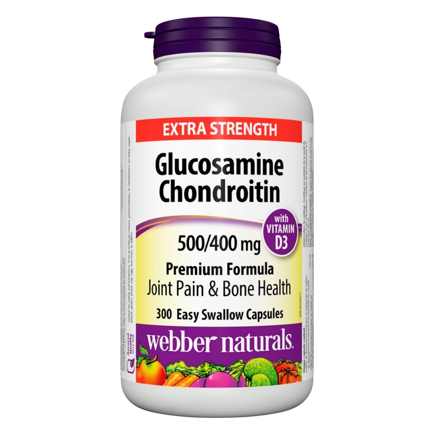 Webber Naturals Extra-strength Glucosamine Chondroitin Sulfate, 300 capsules - image 2