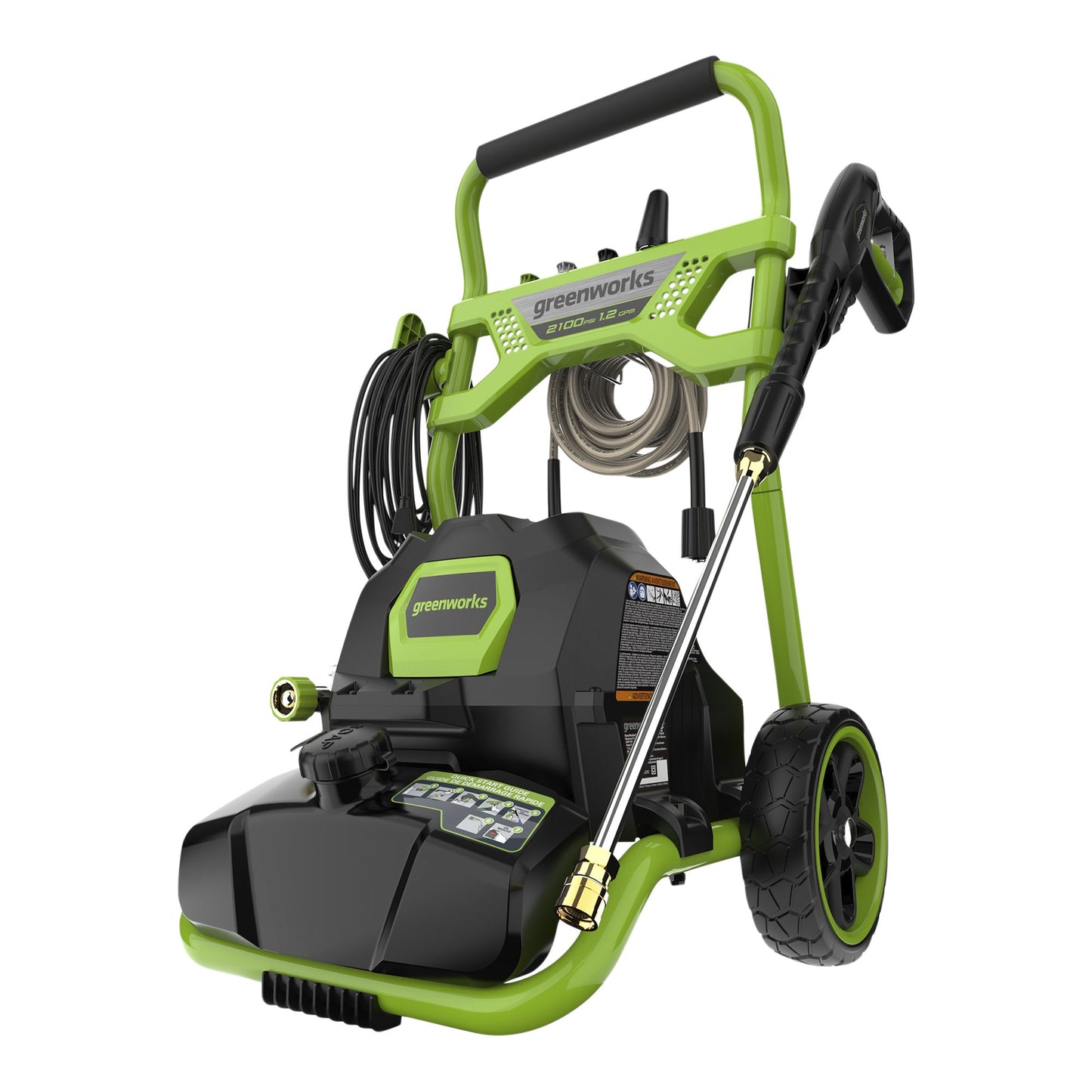 Greenworks 2100PSI Cold Water Electric Pressure Washer - image 2