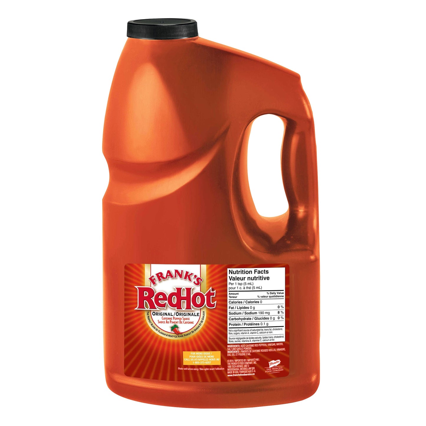Frank's RedHot Original Cayenne Pepper Sauce, 3.78 L - image 1