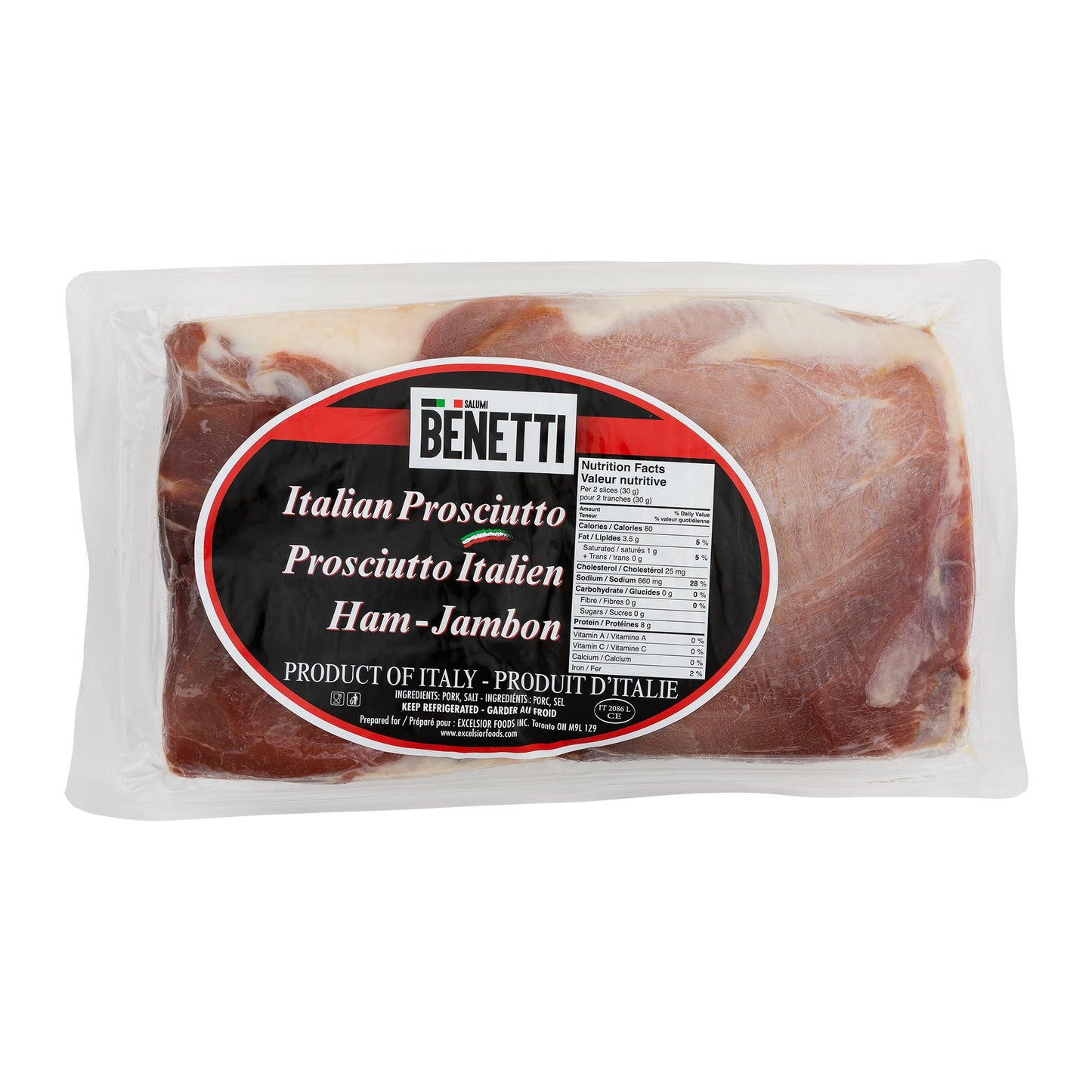Benetti Italian Prosciutto, 4.5 kg average weight* - image 1