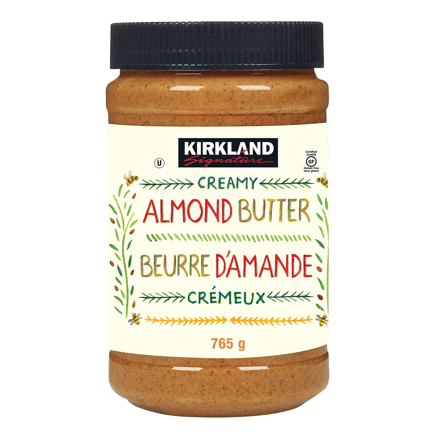 Kirkland Signature Creamy Almond Butter, 765 g - image 1