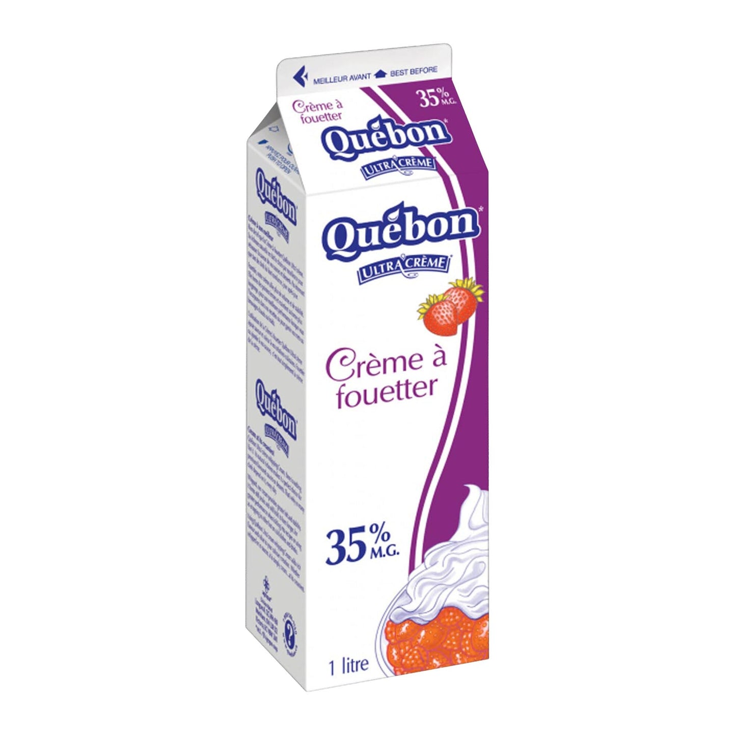 Québon 35% Whipping Cream, 1 L - image 2