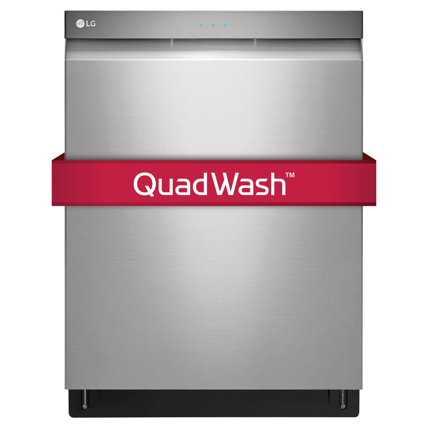 LG 24 in. Stainless-steel Built-in Top Control Dishwasher with Adjustable Third-level Rack - image 1