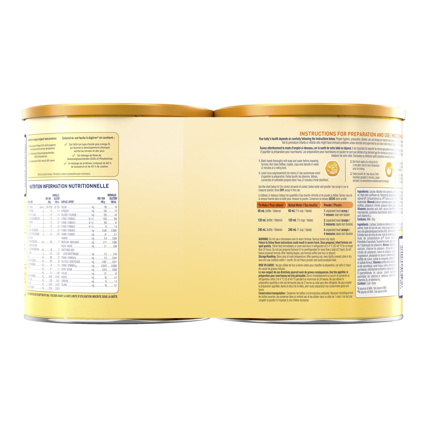 Enfamil A+ Infant Formula, 2 packs of 765 g - image 6