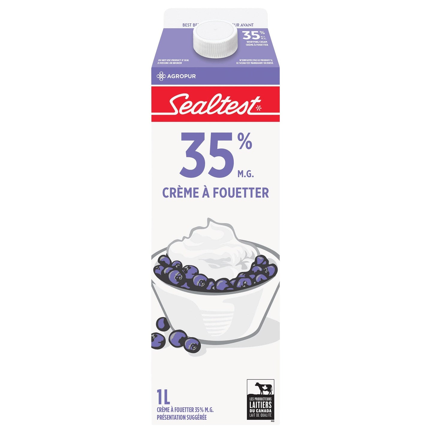 Sealtest 35% Whipping Cream, 1 L - image 1