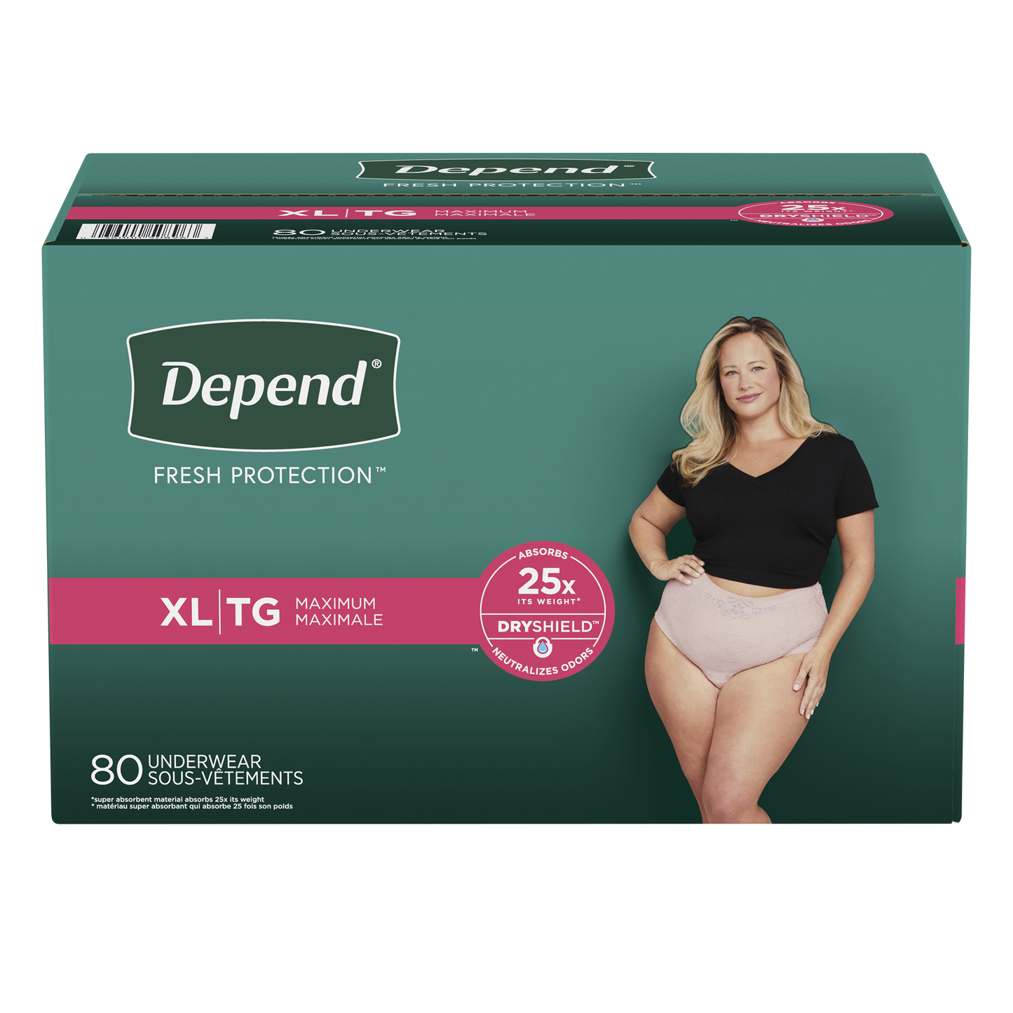 Depend Women's Underwear & Maximum Absorbency Extra Large - image 2