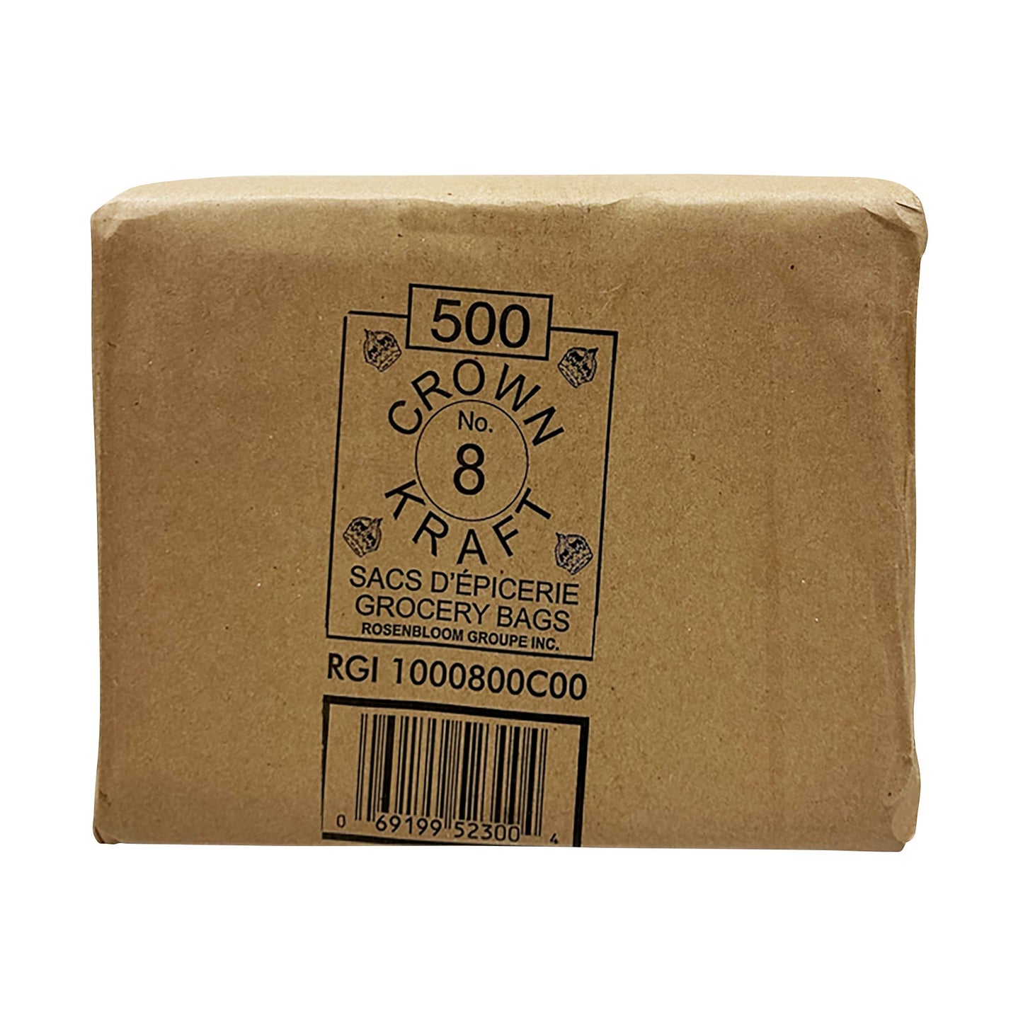 Brown Grocery Bag 8lb, Pack Of 500 - image 2